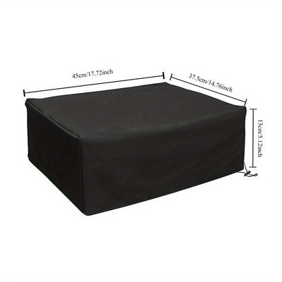 1pc Tapa de polvo para tocadiscos de vinilo retro - Protector de altavoz de tocadiscos impermeable para el hogar sin operación de batería