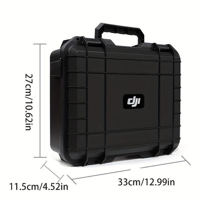Estuche rígido para control remoto de DJI Mini 3/Mini 3 Pro/Mini 4 Pro, material plástico duradero, compatible con DJI RC/RC 2/RC-N2, color negro