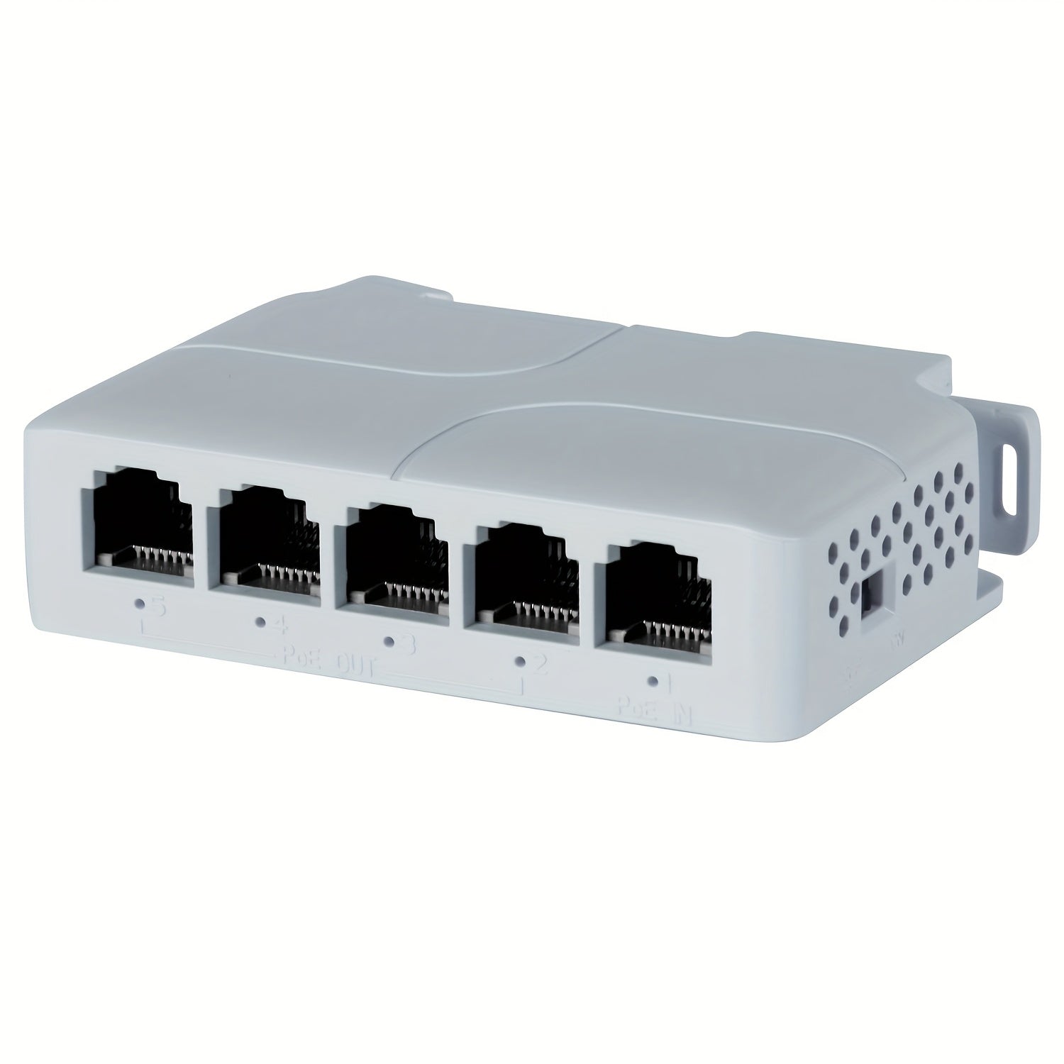 IEEE802.3AF/AT/BT 90W 1 entrada POE en 4 salidas POE 100Mbps Extensor POE alimentado por USB para cámara POE, impermeable, entrada 4-12V, sistema de monitoreo | Configuración sencilla | Monitoreo versátil | Diseño duradero