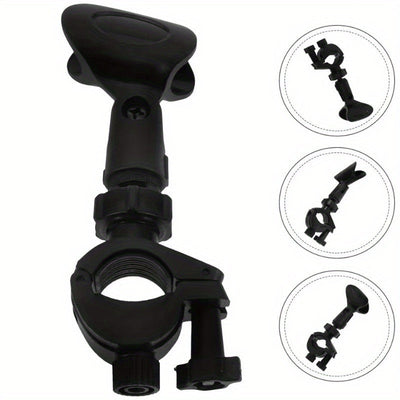 Clip de Micrófono FF Bonfires con Mecanismo de Bloqueo - Ajustable (10-25mm a 25-42mm), Compatible con Microfonos USB, Grabación en Estudio y Transmisiones en Vivo - Construcción Robusta en Plástico para Configuraciones Profesionales, Accesorio para Crea