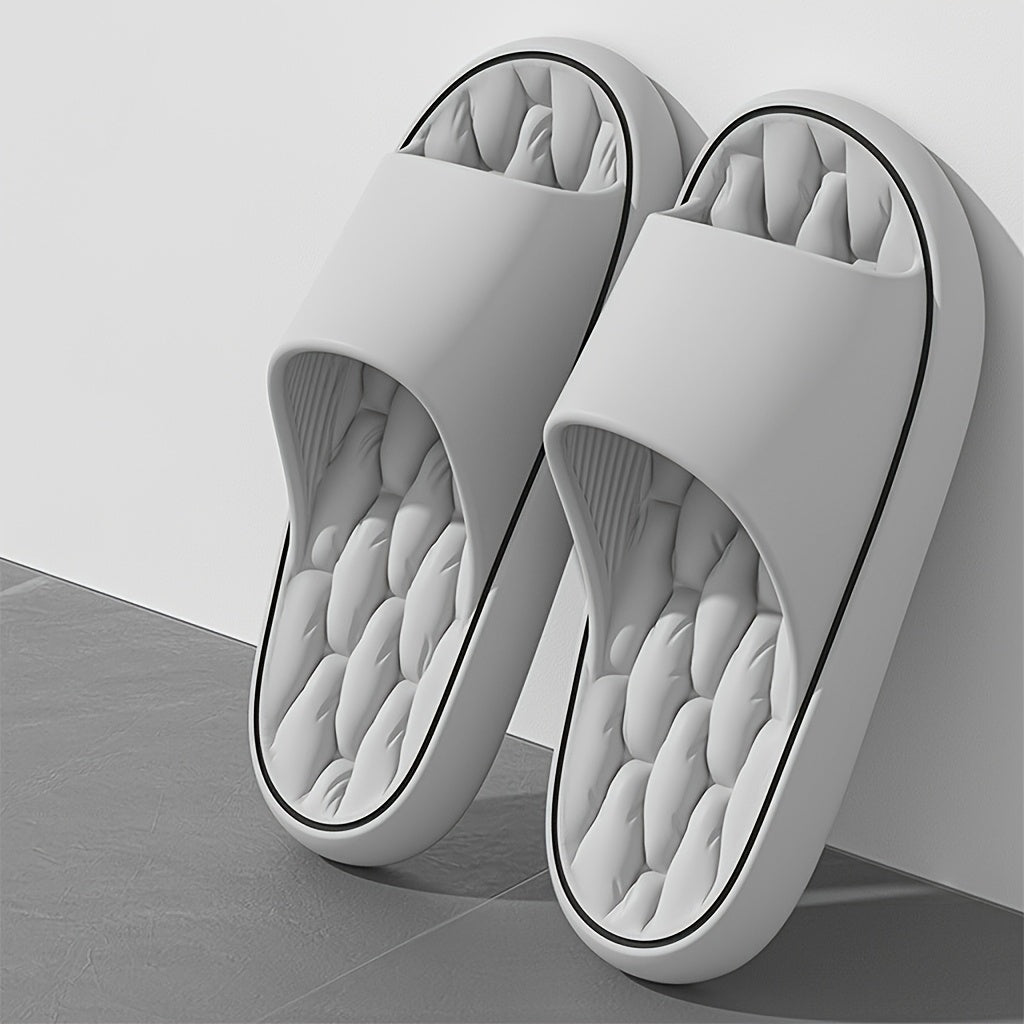 Zapatillas de nube suaves - Antideslizantes, con almohadilla, para hombres y mujeres, ideales para el baño, dormitorio, piscina y playa, material EVA, diseño de nube para comodidad y soporte todo el día.