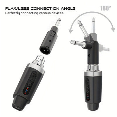 Sistema de micrófono inalámbrico NXTG M-O4, convertidor omnidireccional de tipo C USB, material PVC, control de volumen, para karaoke y canto, no requiere batería