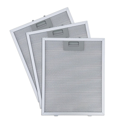 Juego de 2/3 piezas filtro para campana extractora 26.16cm x 32.0cm, malla de aluminio de 5 capas, filtro de grasa, fácil de limpiar, duradero, fácil de reemplazar, accesorios de cocina