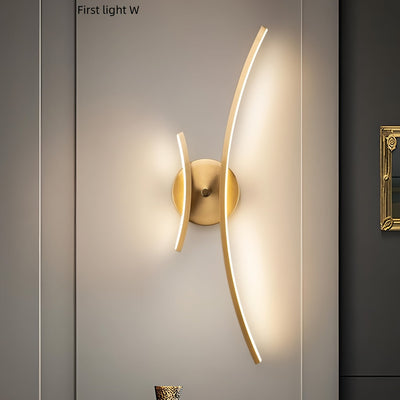 1 pieza de luz LED para pared, adecuada para decorar pasillos, baños, salones, tocadores, dormitorios, cafés y hoteles. Funciona con alimentación eléctrica cableada de 85V-265V, incluye accesorios de instalación