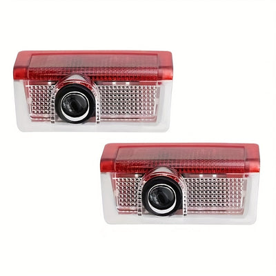 2 piezas de lámpara de puerta, proyector LED de sombra fantasma, láser educado para Mercedes, sin batería.