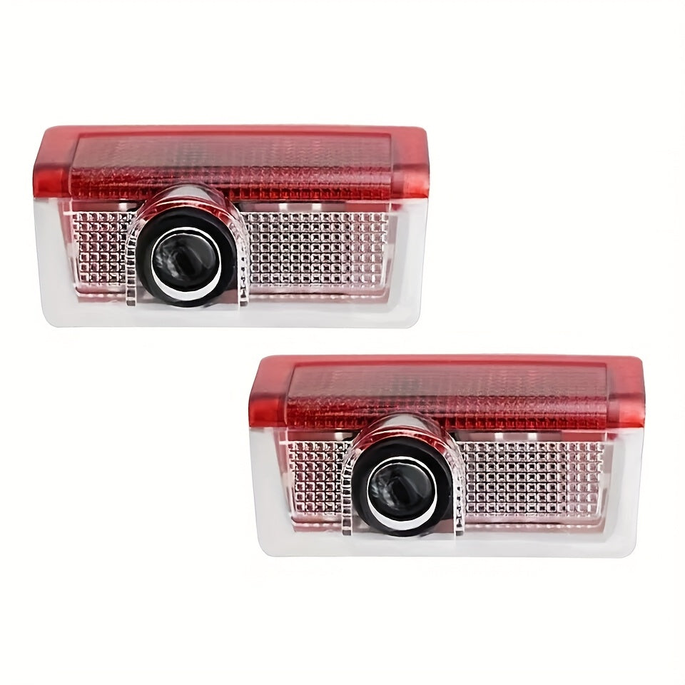 2 piezas de lámpara de puerta, proyector LED de sombra fantasma, láser educado para Mercedes, sin batería.