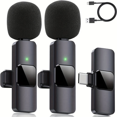 Micrófono de solapa plug-and-play, sonido ultra claro de 360°, ligero y portátil, con cancelación de ruido para transmisiones en vivo, entrevistas, reuniones por video, grabación de video y llamadas por video