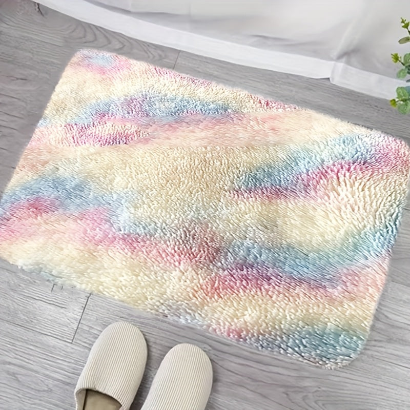 Alfombra de peluche de lujo, diseño rectangular, ultra suave de poliéster, decoración para dormitorio y sala, regalo perfecto para el hogar, oficina y más, decoración y accesorios para dormitorio