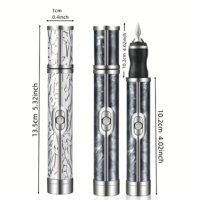 Broca para Uñas, Kit de Broca Recargable USB con 18 Cabezales de Pulido, Máquina Eléctrica Portátil para Manicura y Pedicura, Batería de Litio Duradera sin Olor, Incluye Lima y Empujador de Cutículas, Ideal para Salón en Casa o Regalo de Cumpleaños para