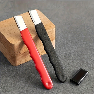 Juego de afiladores de cuchillos de cocina profesional, 2/1 pieza - Acero de tungsteno y piedras de afilar cerámicas de diamante para afilar con precisión, adecuado para todos los cuchillos, incluyendo tijeras de jardinería.