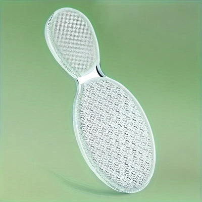 Lima de pies de vidrio nano - Exfoliador de doble cara, herramienta para alisar los pies y dar forma a las uñas, removedor de callos de pedicura profesional, sin perfume, no requiere electricidad ni batería, lavable y reutilizable.