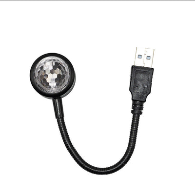 luz LED de proyección con efecto de escenario mágico, ritmo musical USB, Lámpara para fiesta, discoteca, escenario, atmósfera romántica, coche, dormitorio y fiesta