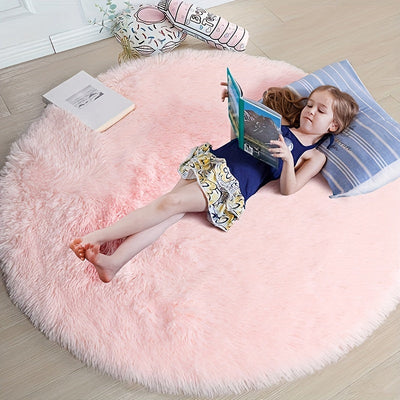 1 alfombra suave y esponjosa, perfecta para sala, dormitorio, guardería, sala de juegos, residencia estudiantil, decoración juvenil (4'x4')