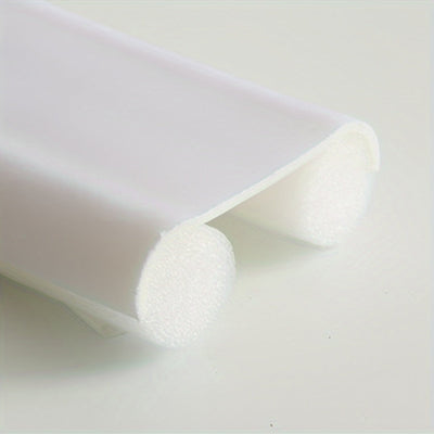 Sellador de puerta inferior PS: 30 mm/1,18 pulgadas x 55 mm/2,17 pulgadas x 105 mm/4,13 pulgadas - Adecuado para puertas delgadas - Sello de puerta insonorizado y resistente a la intemperie