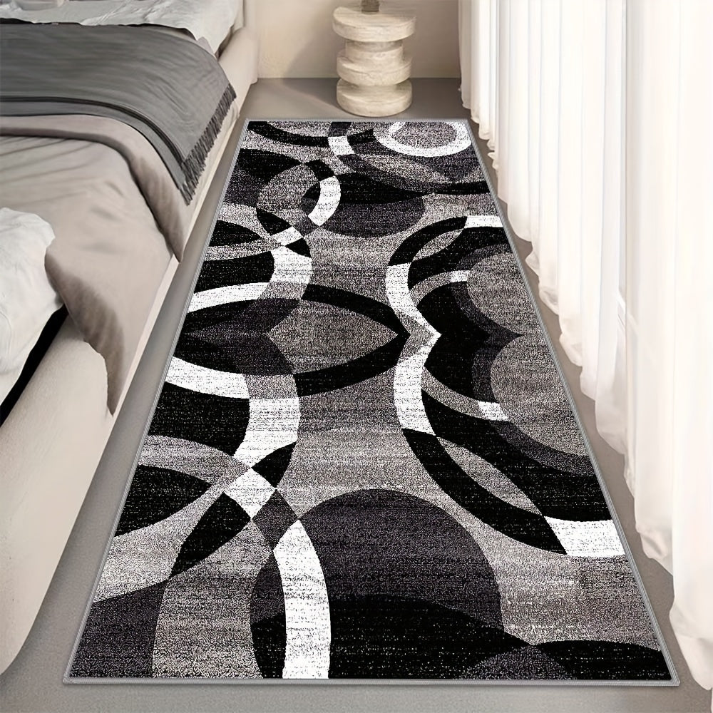 1 pieza, alfombra larga de felpa cristal de 850 g, 0.7 cm de grosor, base de plástico con puntos, para sala, sin mantenimiento, diseño moderno minimalista, de lujo, para sofá, mesa de centro, dormitorio, estudio o entrada
