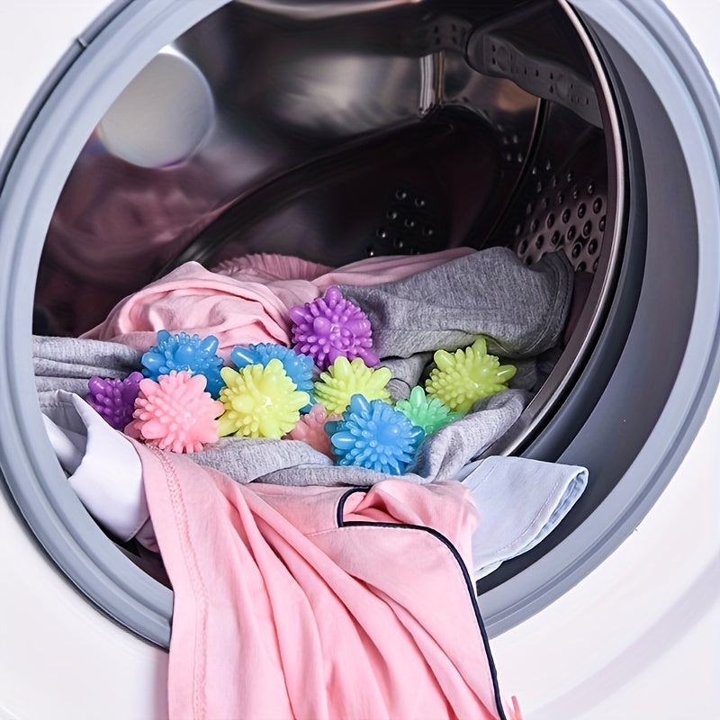 20 bolas de lavado reutilizables EcoClean de silicona - Eliminador de manchas y olores, accesorios para lavadora anti-enredos, sin pilas, colores surtidos