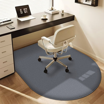 Alfombra duradera para silla de estudio con arco simple, para computadora, hogar, dormitorio o tocador, suave y aislante de sonido