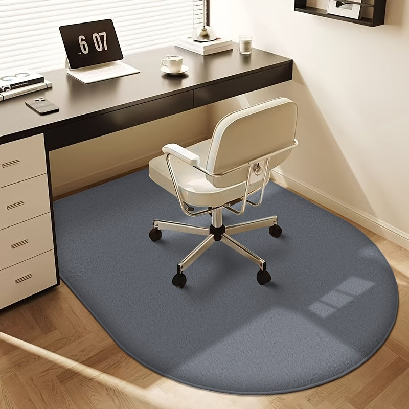 Alfombra duradera para silla de estudio con arco simple, para computadora, hogar, dormitorio o tocador, suave y aislante de sonido