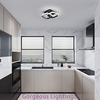 Luces de Techo LED Modernas con Regulación Tricolor, Montaje Semienterrado, Fácil Instalación, Incluye Herrajes - Ideal para Sala, Comedor, Dormitorio y Pasillo - Diseño Elegante en Metal, Iluminación Ajustable, Compatible con 110V-240V
