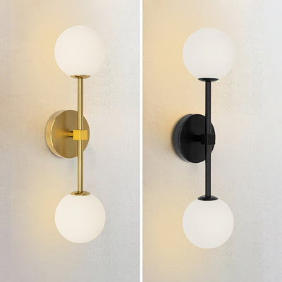 1pc Lámpara de Pared Moderna Doble Cabeza con Pantalla Plástica, Enchufe G9, Cableado Directo, Ideal para Salón, Cabecera de Dormitorio o Ambiente en Pasillos/Estudios, También Usable como Luz de Techo, Bombilla No Incluida