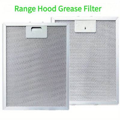 2 Piezas SB08087294 Filtro de Campana Extractora Compatible con Broan RM523004, RM533004, RM51000 - Malla de Aluminio de 5 Capas Resistente, Instalación Fácil Clip-On, Compatibles con Campanas Broan y Similares (2 Unidades), Purificación de Aire para Coc