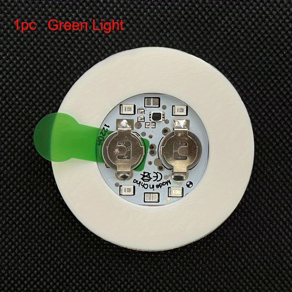 1/5/10pcs Luces de Posavasos LED - Pegatinas Luminosas para Botellas de 6cm con Iluminación Multicolor (Blanco, Rojo, Azul, Verde, Colorido) para Navidad, Bar, KTV, Boda, Fiesta, Vasos de Cóctel y Decoración de Jarrones, Alimentadas por Pilas, Luces de D