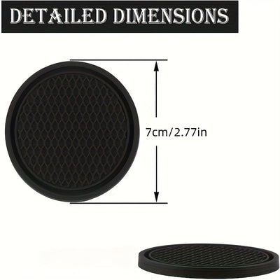 2pcs/4pcs Posavasos Creativos para Coche, Posavasos de Aislamiento Térmico de Moda para Coche