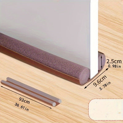 1pc de Tira de Sello Flexible No Adhesiva para la Parte Inferior de la Puerta, Protege las Puertas contra Arañazos y Daños.