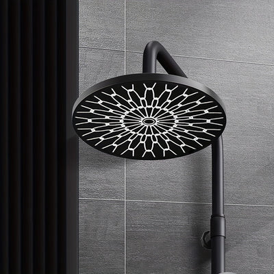 1 unidad de cabezal de ducha de lluvia de alta presión de 6 pulgadas, rociador redondo grande con control de temperatura ajustable, lujoso para una experiencia de ducha esponjosa tipo loto, ideal para renovar el baño