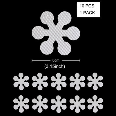 10 Uds pegatinas antideslizantes para bañera, pegatinas antideslizantes en forma de flor para baño, bañera, ducha, suelo, escaleras