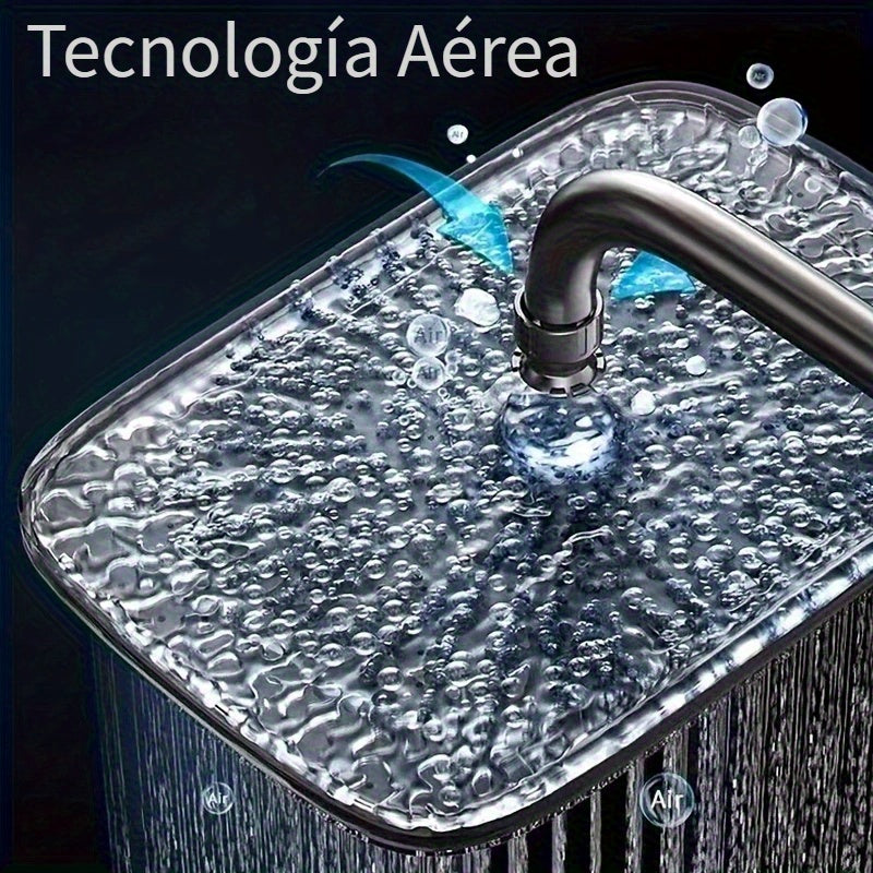 1 Juego de Ducha Termostática, Juego de Grifos de Ducha Digital, Cabeza de Ducha de Lluvia | Grifo de Ducha de Teclas de Piano, Juego de Mezclador de Ducha de Baño con Cabeza de Ducha de Lluvia, Espouta de Bañera, Ducha de Mano y Espray de Bidet, Montaje