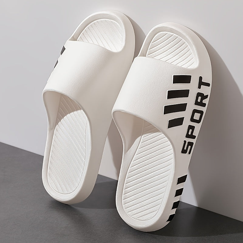 Zapatillas de Hombre Sin Cordones Talla 46-47, Antideslizantes para Ducha Interior, Sandalias Deportivas Sencillas Estilo Pareja para Todas las Estaciones