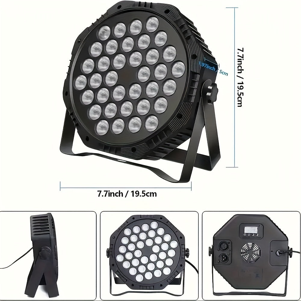 36 Luces LED de colores para estudios de baile, iluminación de escenario para bodas y actuaciones, mejorando la atmósfera.