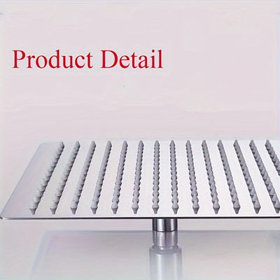 Cabezal de ducha grande de acero inoxidable de 20.32 cm, cuadrado y redondo, para montaje en techo, con control desviador, acabado pintado contemporáneo, fácil instalación por inserción, múltiples ajustes de rociado, ideal para modernizar el baño, acabad
