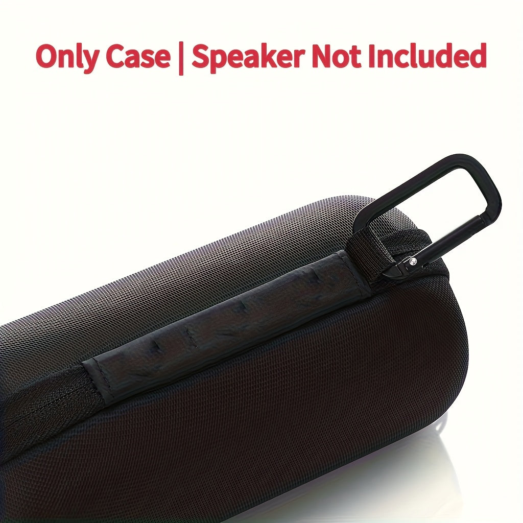 1 Pieza para for jbl Flip 3/4/5/6, Estuche de Altavoz de EVA - Bolsa de Transporte Protectora Resistente a Golpes con Asa, Bolsa de Almacenamiento Portátil para Exteriores, Negro, Cierre con Cremallera Seguro, Material de EVA Duradero, Estuche de Almacen