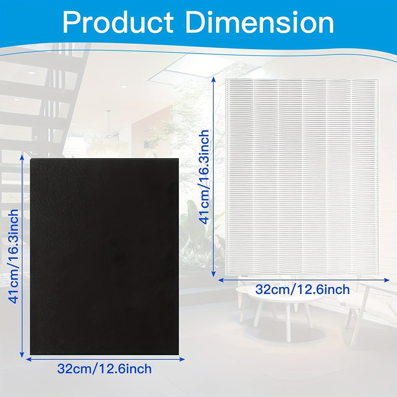 Juego de filtros de repuesto Winix PlasmaWave, 1 filtro HEPA verdadero + 4 prefiltros de carbón, compatible con purificadores de aire C535, 5300-2, 6300-2, P300, 9000, 5000, 5000B, material duradero de plástico y papel