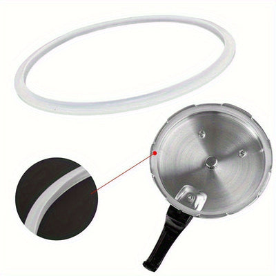 Anillo de Sellado para Olla a Presión 1-Pack - Anillo de Silicona Grado Alimenticio, Compatible con Cocinas de Aleación de Aluminio (A18/A20/A22/A24/A26/A28/A30/A32), Sello Antifugas, Diseño Fácil de Limpiar para Cocción Rápida, Accesorio de Cocina, Uten
