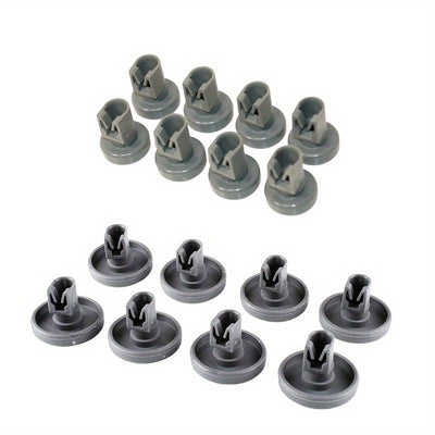 8/16 piezas de rodillos para cestas de lavavajillas, 4/8 ruedas de estantería superior y 4/8 ruedas de estantería inferior, compatibles con AEG, Favorit, Privileg, Eletrolux, Juno, Quelle, Zanussi, y repuestos para muchos más lavavajillas.