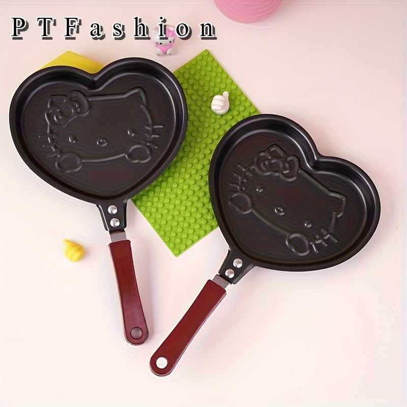 Para Mini Sartén Antiadherente - Diseño de Dibujos Animados Lindo, Ideal para Cocinar Huevos y Panqueques, Perfecto para Desayuno y Bocadillos, Sartén de Cocina para Desayuno | Utensilios de Cocina Divertidos | Sartén de Cocina Duradera, para Cocina con