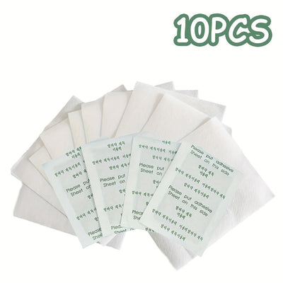 10/50 Piezas de Parches para Pies Sin Olor, Accesorios de Baño y Ducha para Cuidado de los Pies, Almohadillas Limpiadoras