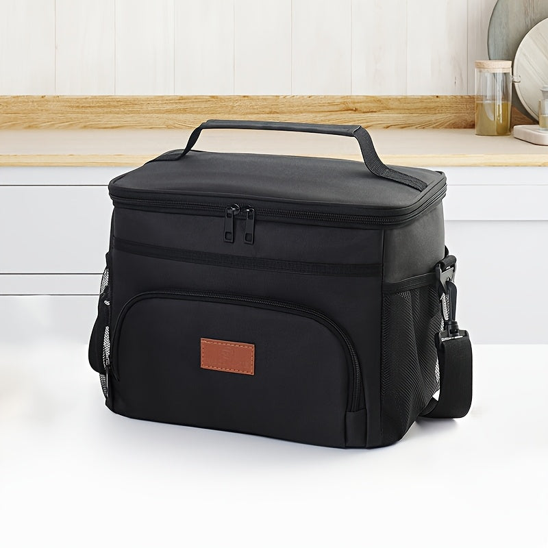 Nevera Térmica para Almuerzo Aislada y Antifugas, Bolsa de Transporte para Picnic al Aire Libre con Capas Reforzadas, Ideal para Escuela o Viajes – Bolsa Térmica para Comida No Alimentaria