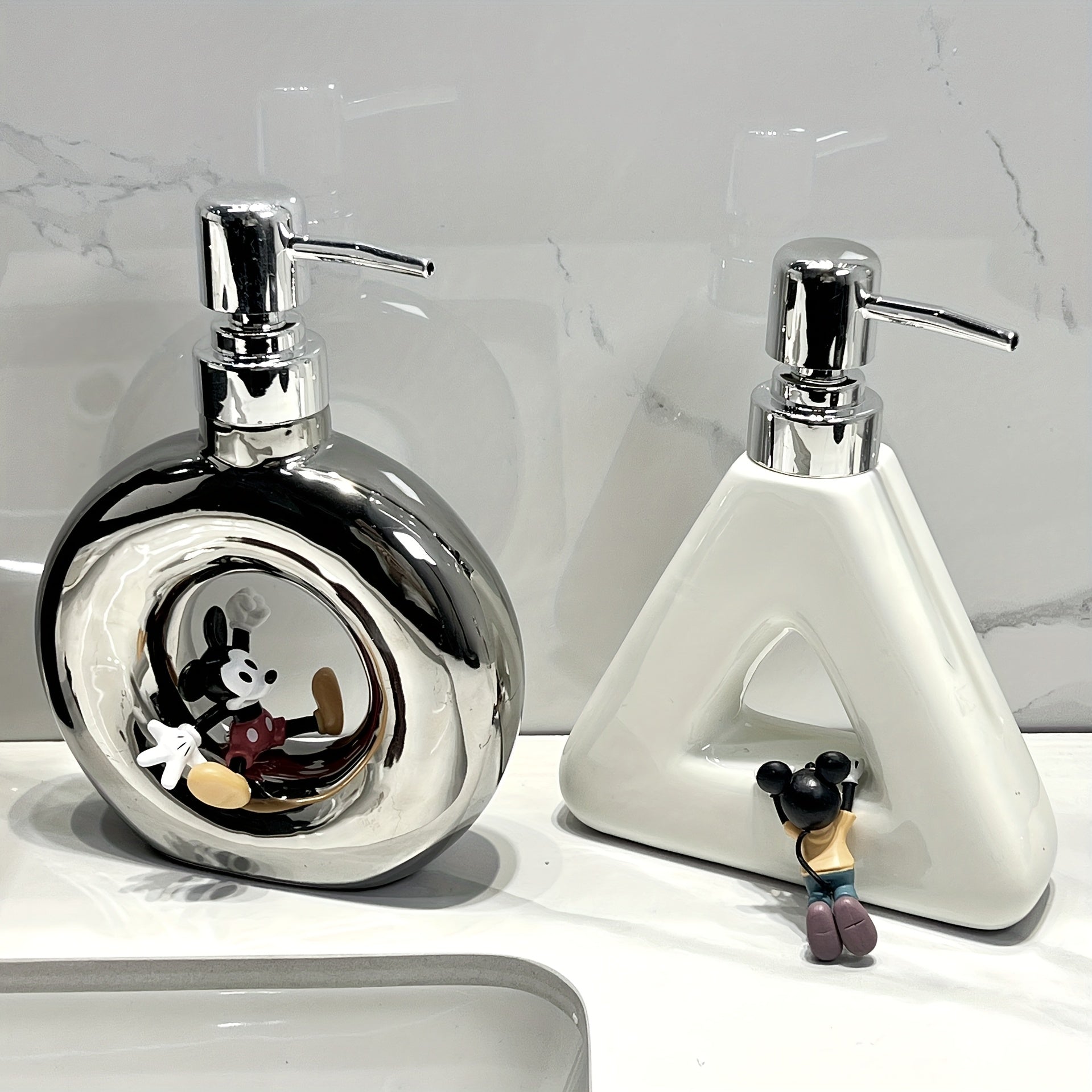 Botella de cerámica elegante y de lujo con diseño premium, ideal para almacenar jabón líquido, ligera y fácil de transportar
