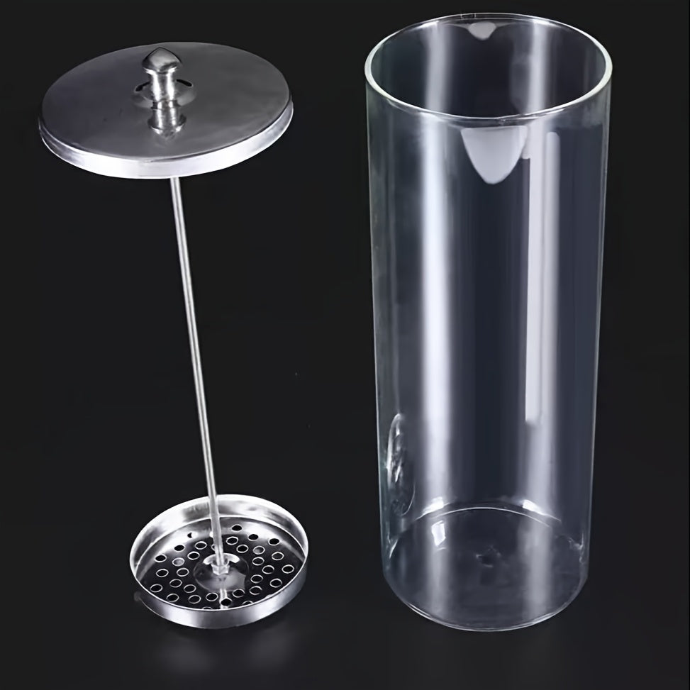 Vaso de Desinfección para Herramientas de Belleza con Cepillo Integrado - Botella de Esterilización Manual para Salón y Uñas, Sin Fragancia, No Requiere Electricidad