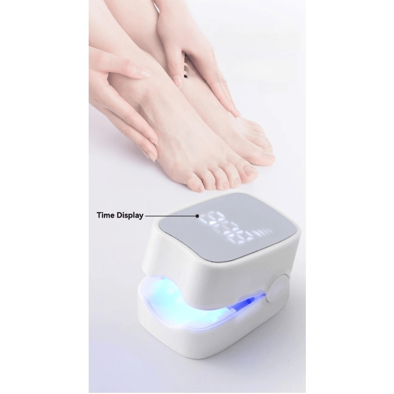 Dispositivo de lámpara portátil para esmalte de uñas, luz de uñas recargable por USB con pantalla matemática, herramienta de manicura portátil para uso en casa y viajes, regalo creativo para el cumpleaños de la mejor amiga, pequeño electrodoméstico.
