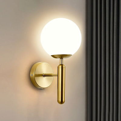 Aplique de pared moderno en metal pulido con pantalla de vidrio, montaje semiempotrado, control de interruptor, cableado directo, compatible con 110V-240V, incluye hardware de instalación, para decoración de dormitorio o sala de estar