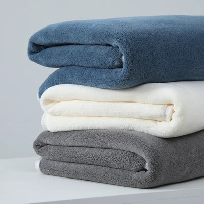 Toalla extra grande de alta absorción y secado rápido - Juego de toallas súper suaves de calidad hotelera, ideal para baño, ducha y piscina. Toallas premium de color sólido para ducha, playa y baño, ultra absorbentes, suaves, ligeras y de secado rápido,