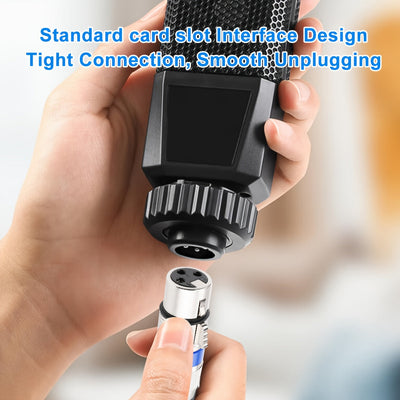 Cable de Audio i-Zclive de Alta Calidad de 6.35mm a XLR Hembra, Macho a Hembra, Aleación de Zinc, Doble Blindado para Transmisión Estable, Ideal para Micrófonos y Tarjetas de Sonido a Consolas de Mezcla