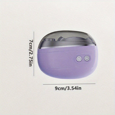 Maquinilla de Uñas Eléctrica Automática - Activación con Un Toque, Pulidora y Amoladora USB con Batería de Litio, para Hogar y Salón - Herramienta Profesional de Manicura y Pedicura, Regalo Ideal para San Valentín (Morado/Lavanda), Suministros para Técni