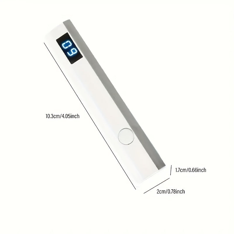 Secador de Uñas Portátil Recargable por USB para Esmalte en Gel - Lámpara LED Compacta con Temporizador de 20/60 Segundos, Luz de Curado Rápido para Todo Tipo de Uñas, Ideal para Uso Doméstico y Profesional, Batería Incorporada, Sin Aroma, Secador de Esm