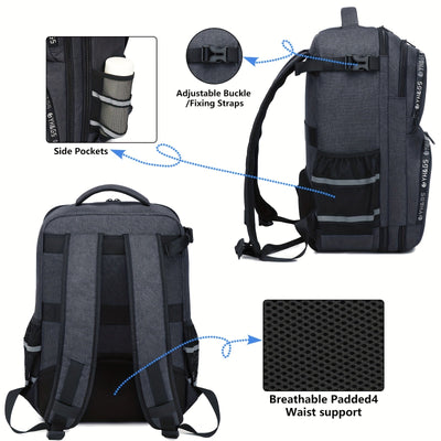 Moqueta Profesional para Mezclador de Audio - Bolsa Resistente con Compartimento para Portátil, Múltiples Cremalleras y Bolsillos - Mochila DJ de Gran Capacidad para Podcasting, Estudio y Shows en Vivo - Construcción Gruesa, Diseño Organizado, Bolsillos